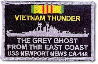#11- USS Newport News CA-148 Vietnam Era Memorial Patch or Decal