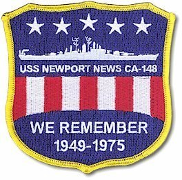 #12-USS Newport News CA-148 "All Hands, All Eras" Special Reunion Association Patch or Decal