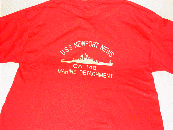 #25- USS Newport News CA-148 - USMC T-Shirt