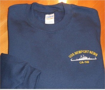 #34- USS Newport News CA-148 Sweatshirt