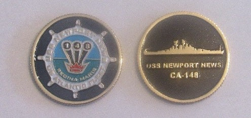 #60- USS Newport News Challenge Coin