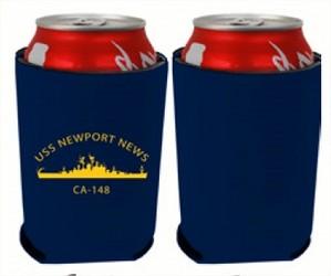 #67- USS Newport News Ca-148 Insulated Beverage Holder ( Reunion Special 2 for $3.00)