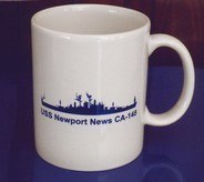 #70- USS Newport News CA-148 Ship Coffee Mug