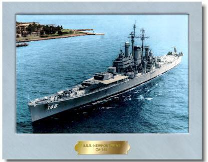 90A- USS Newport News CA-148 Picture 1949-1962 (Original) – USS