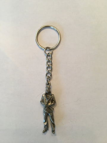 #56B- Lone Sailor Pewter Key Chain (Limited Inventory- Will NOT restock)