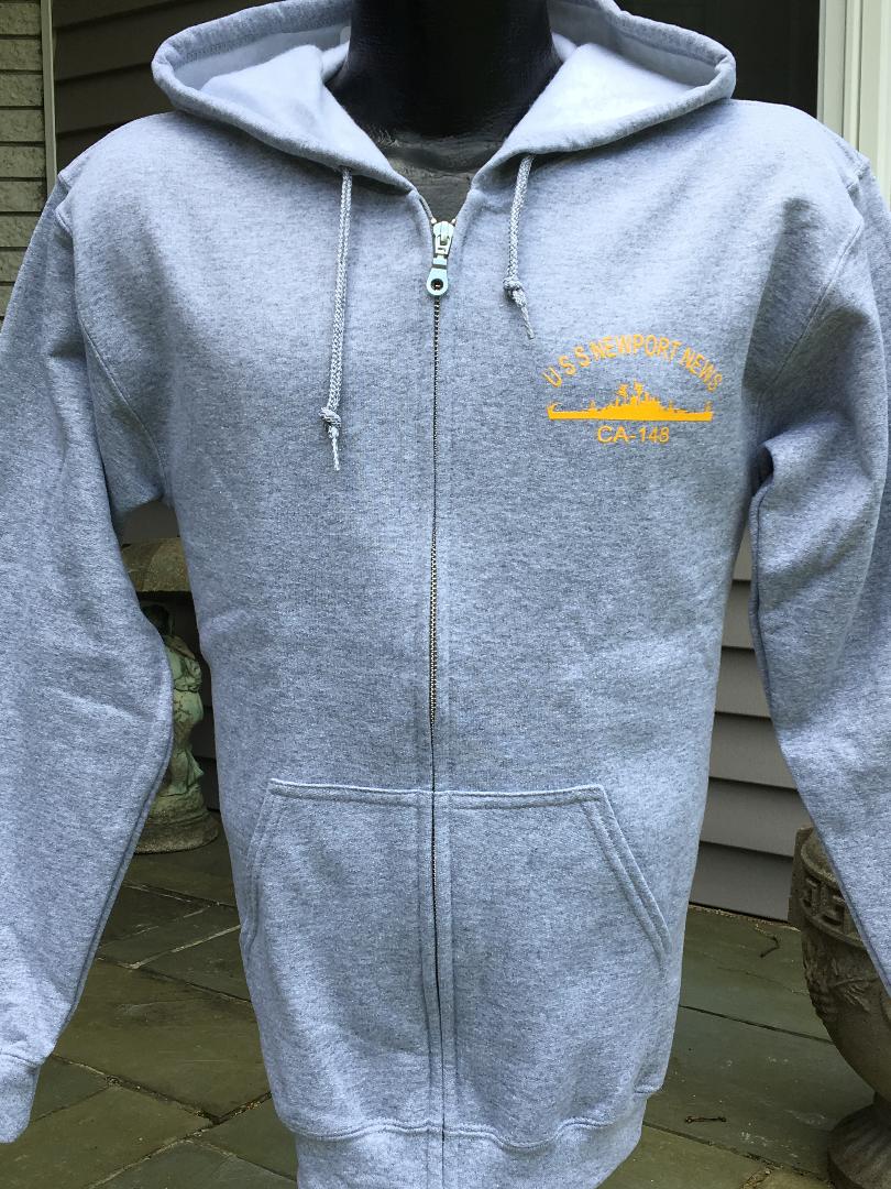 #35A- Hooded Sweatshirt Gray