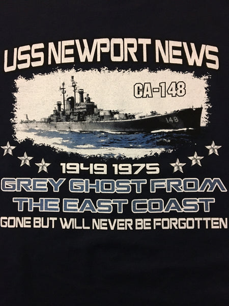 #19 "GREY GHOST FROM THE EAST COAST"-NAVY Tee Shirt